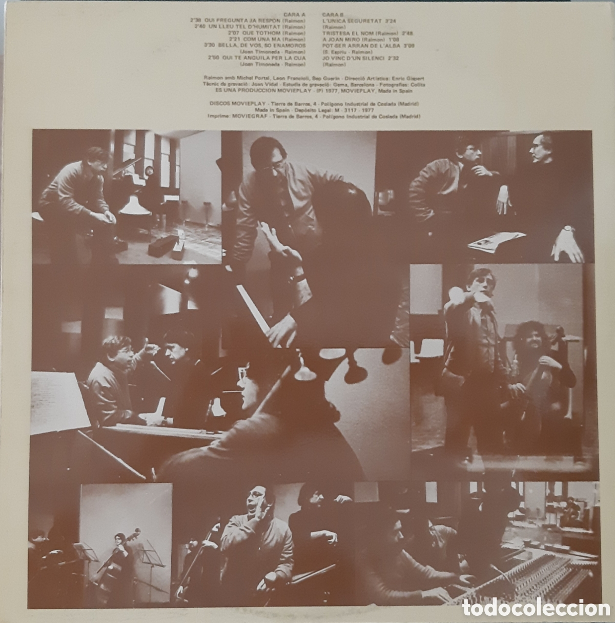 Discos de vinilo: Lliurament del cant. LP. Raimon - Foto 3