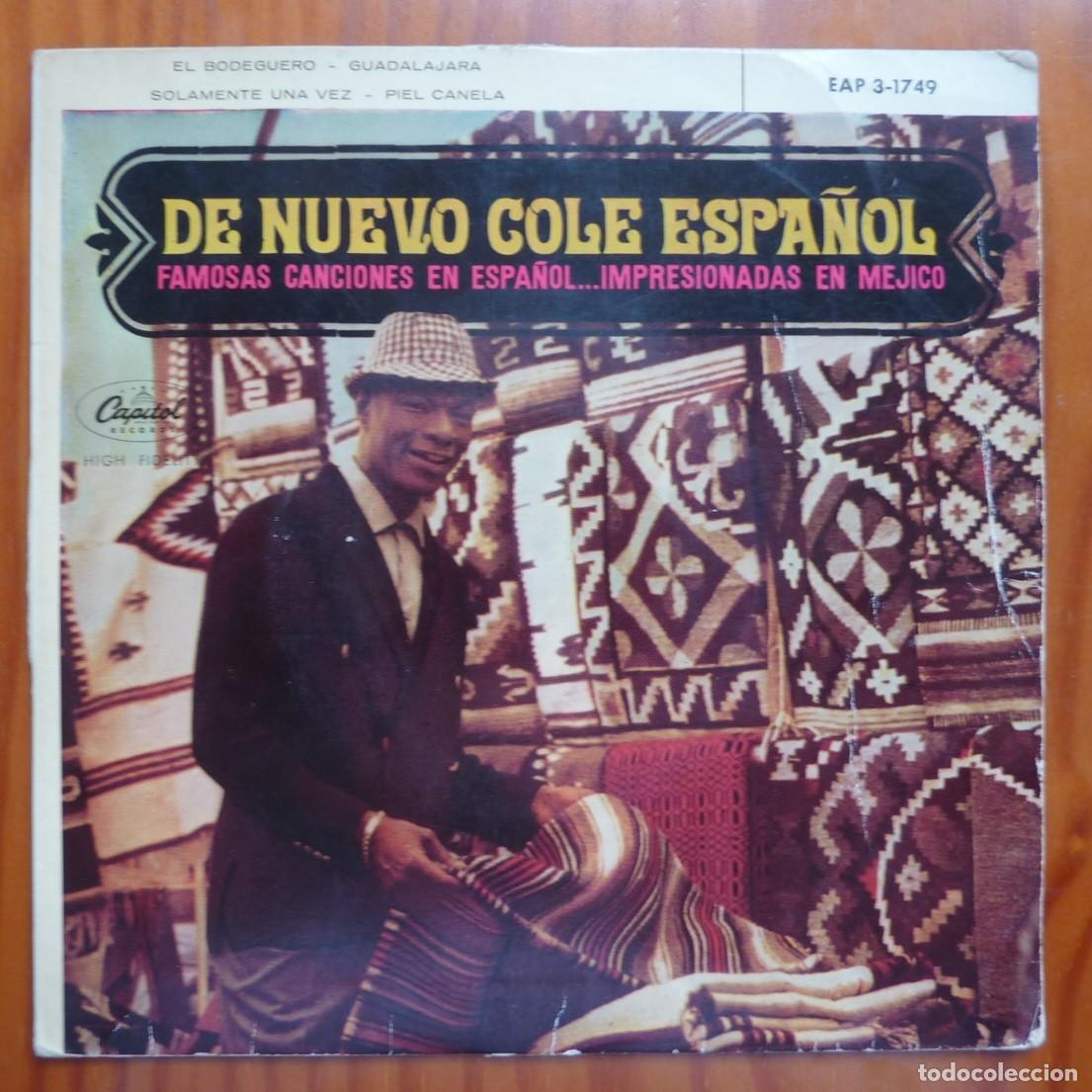 Discos de vinilo: NAT KING COLE / EL BODEQUERO+3 / 1962 / EP - Foto 1