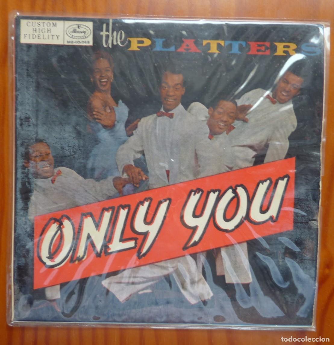 Discos de vinilo: LOS PLATTERS / ONLY YOU+3 / EP - Foto 1