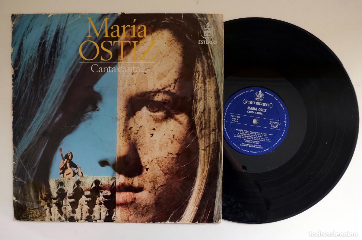 Discos de vinilo: Mar&iacute;a Ostiz. Canta canta...Vinilo - Foto 3