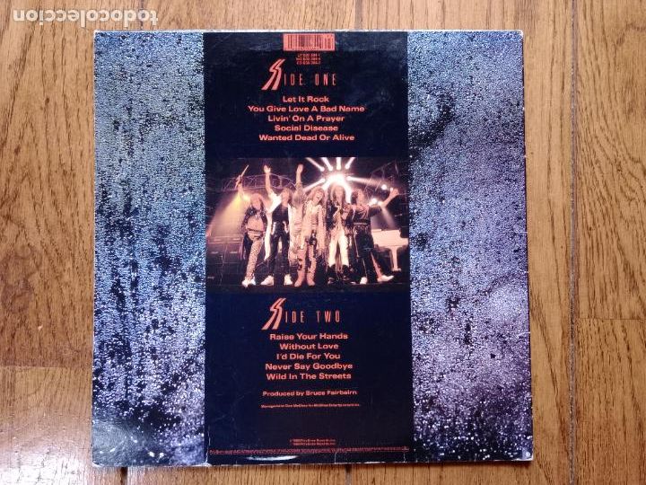 Discos de vinilo: Bon Jovi - slippery when wet - Foto 2