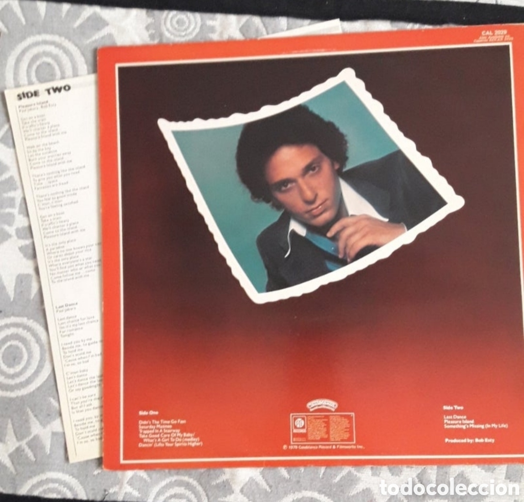 Discos de vinilo: Lp Paul Jabara.&nbsp;Keeping Time - Foto 2