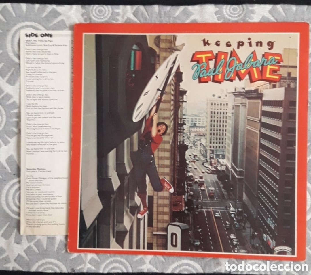 Discos de vinilo: Lp Paul Jabara.&nbsp;Keeping Time - Foto 1