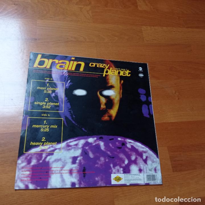 Discos de vinilo: Brain-crazy planet(i dont care).maxi - Foto 2