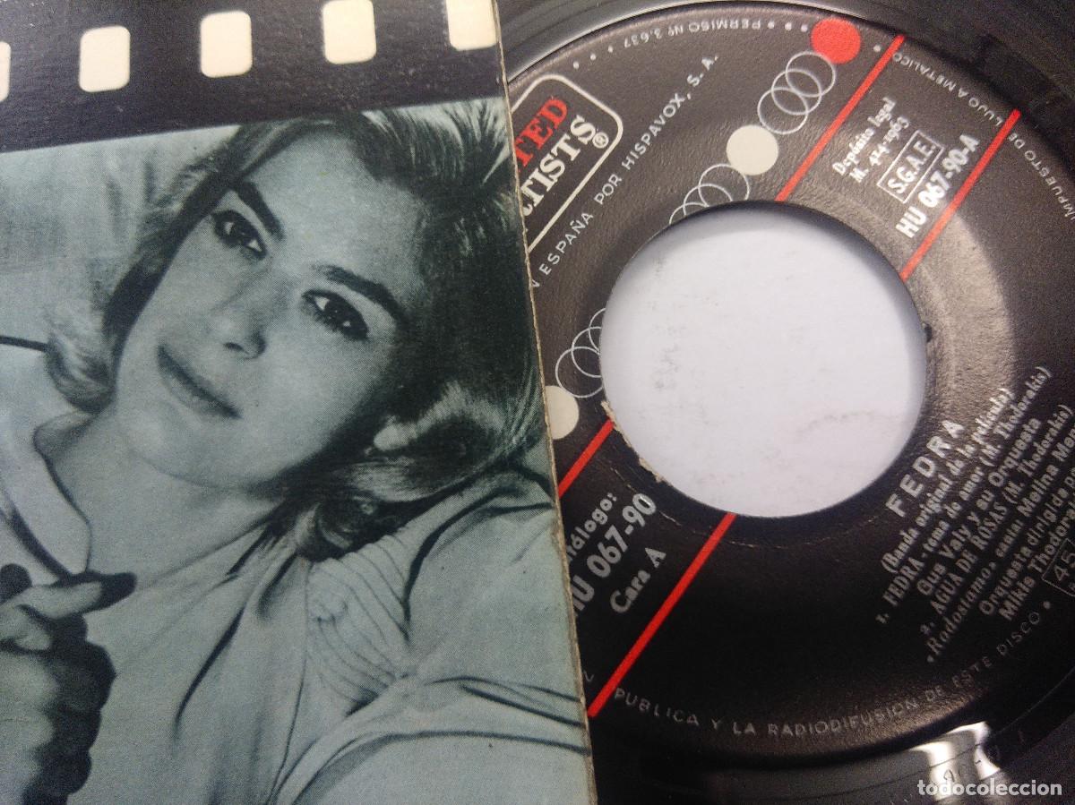 Discos de vinilo: FEDRA/SINGLE BANDA SONORA ORIGINAL DE LA PELICULA. - Foto 2