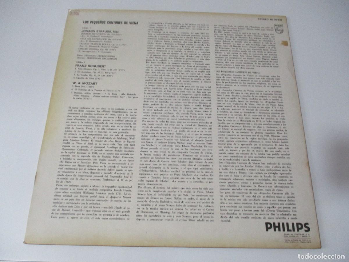 Discos de vinilo: LOS PEQUE&Ntilde;OS CANTORES DE VIENA DI4170 - Foto 2