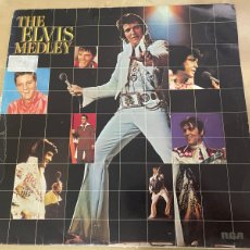 Discos de vinilo: ELVIS PRESLEY - MEDLEY - LP ALBUM VINILO 1982 1ªEDICIÓN ESPAÑOLA SPAIN FIRMADO POR RCA PARA PROMO. Lote 367295399