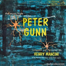 Discos de vinilo: HENRY MANCINI LP VINILO THE MUSIC FROM PETER GUNN. Lote 367337209