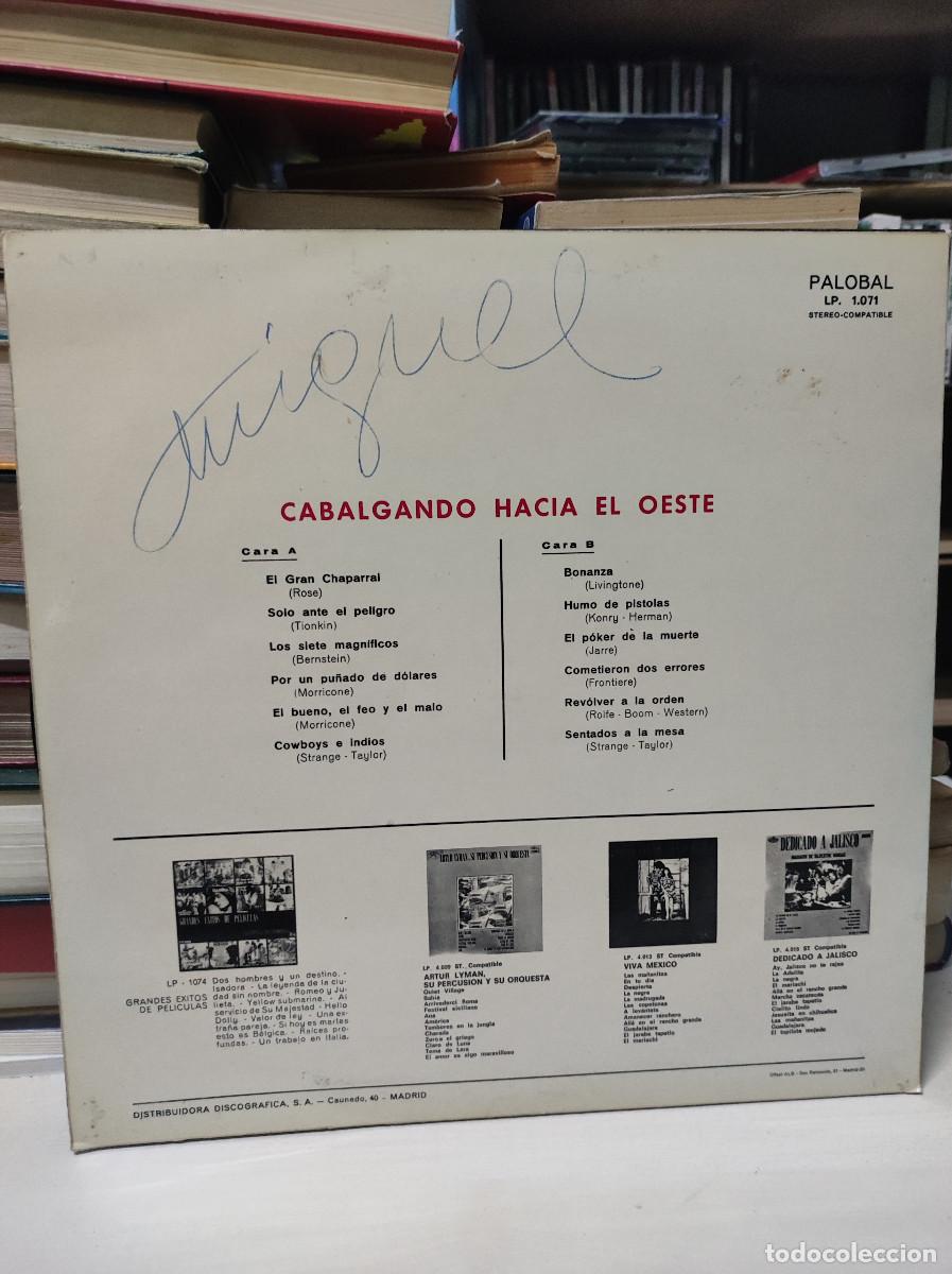 Discos de vinilo: Palobal Orquestal N&ordm; 2 - Grandes &Eacute;xitos de Pel&iacute;culas - Foto 2