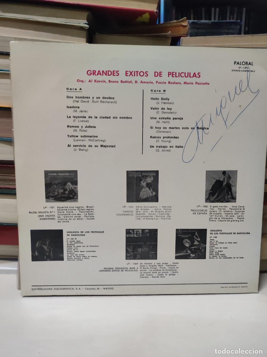 Discos de vinilo: Grandes &Eacute;xitos De Pel&iacute;culas 2 - Foto 2