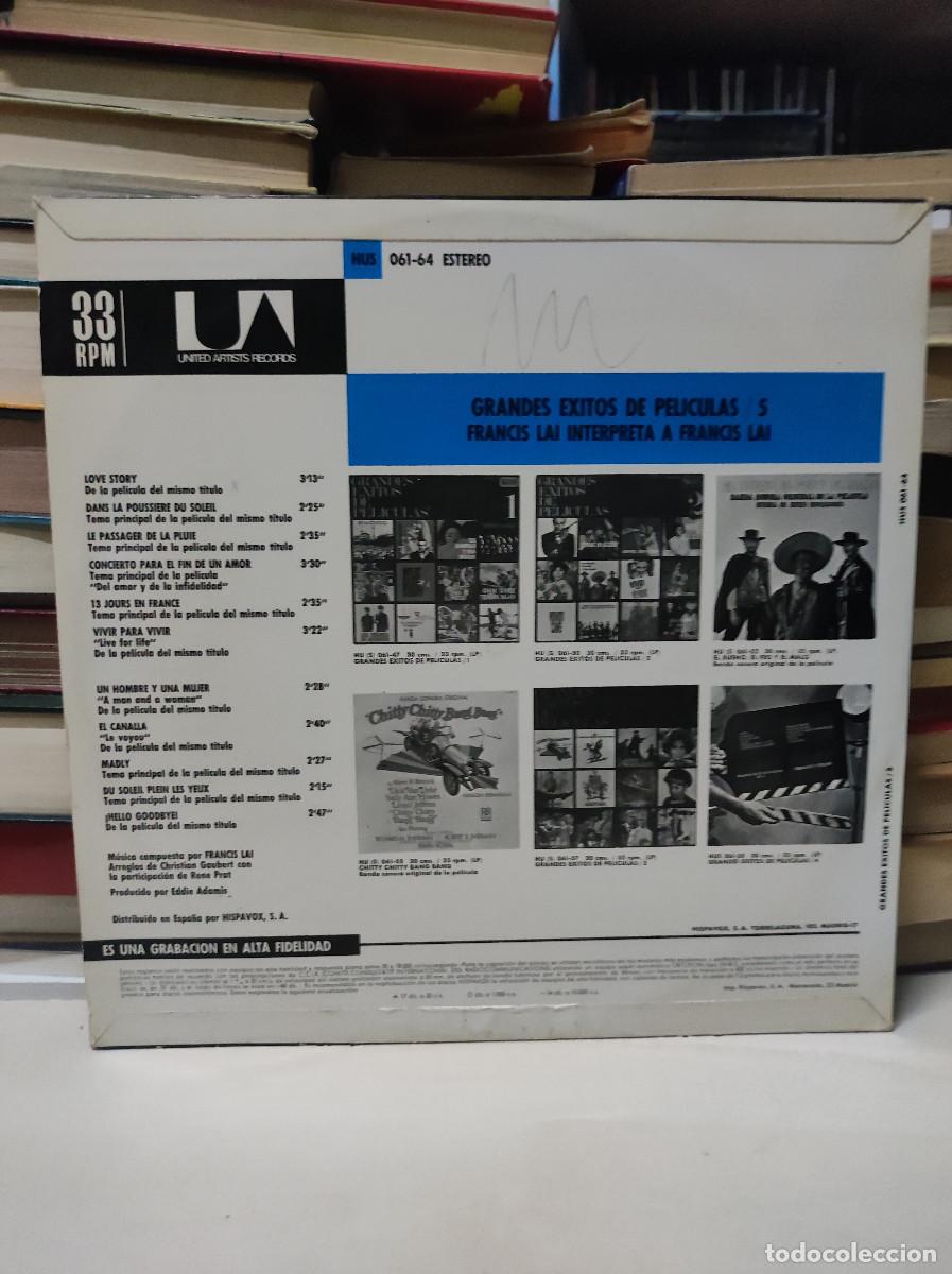 Discos de vinilo: Grandes Exitos De Peliculas 5 - Foto 2