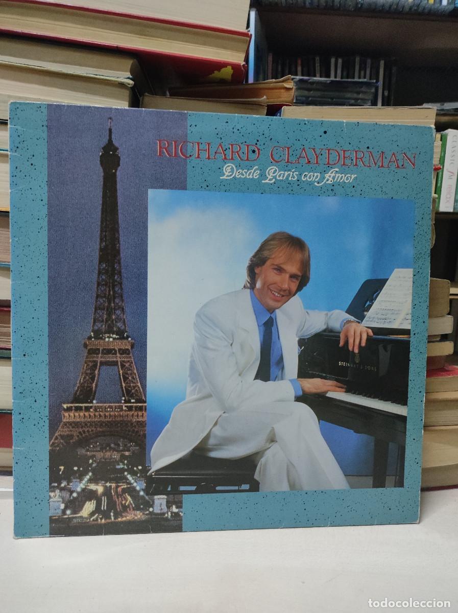 Discos de vinilo: Richard Clayderman &ndash; Desde Paris, Con Amor - Foto 1