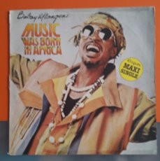 Discos de vinilo: MAXI SINGLE BABSY MLANGENI. MUSIC WAS BORN IN AFRICA. Lote 367357749