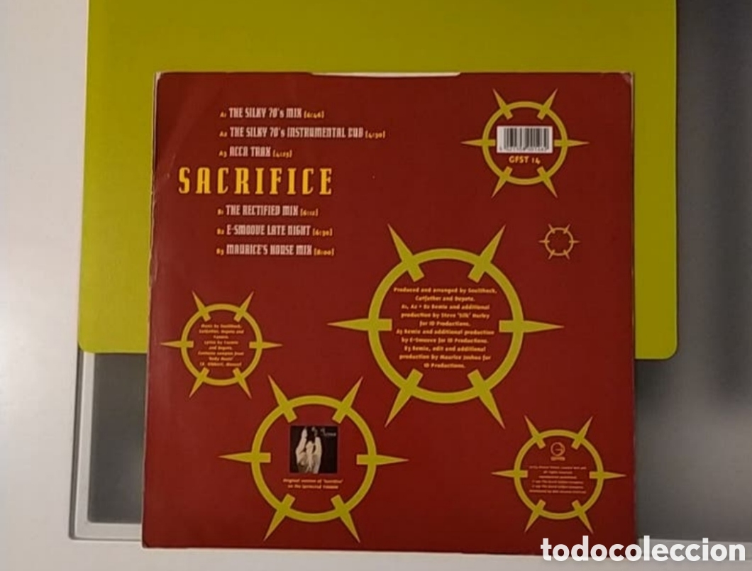 Discos de vinilo: Maxi single Yasmin. Sacrifice - Foto 2