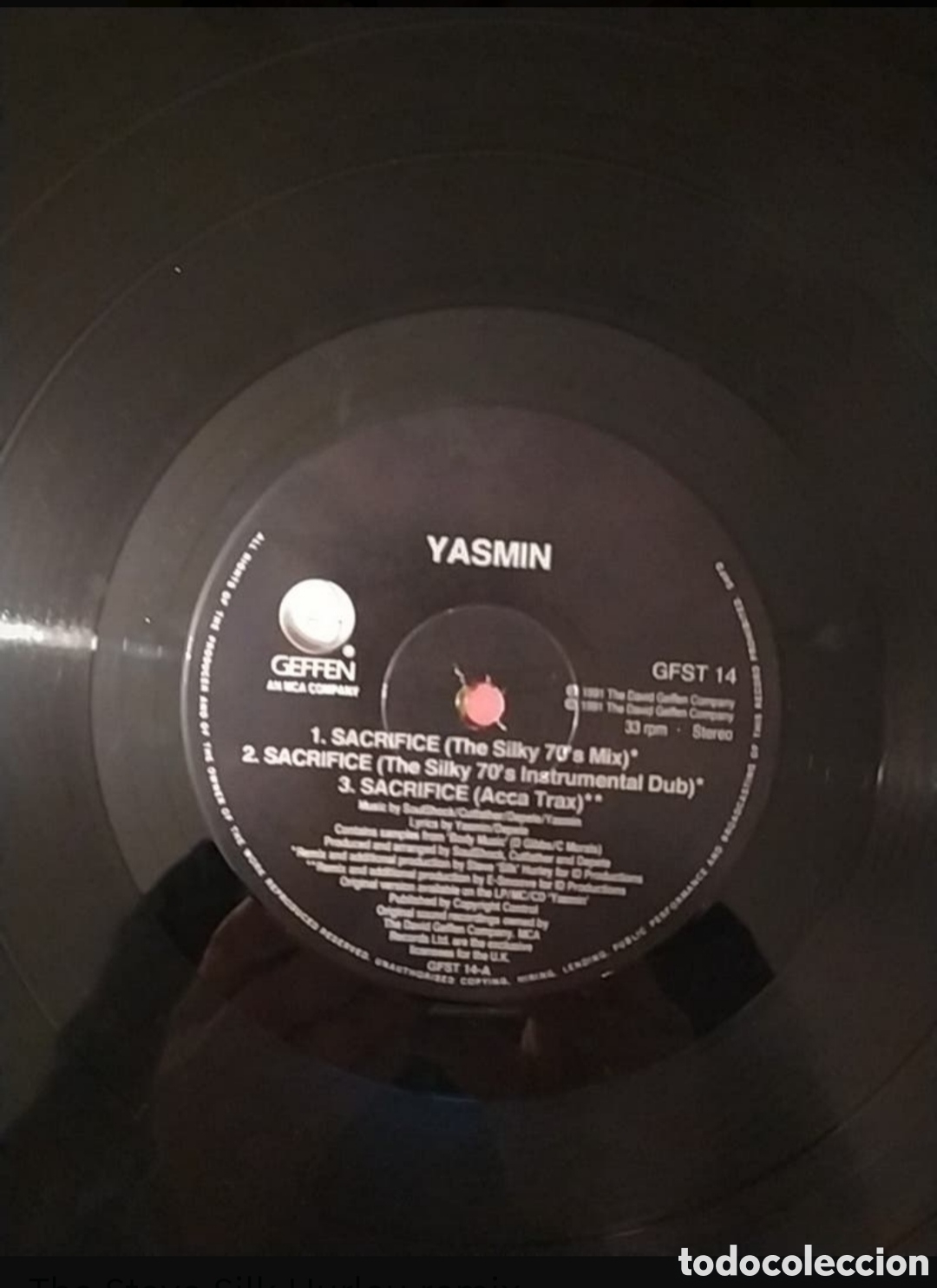 Discos de vinilo: Maxi single Yasmin. Sacrifice - Foto 3