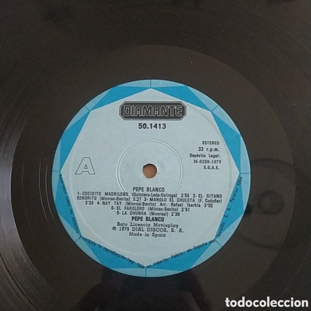 Discos de vinilo: Lp Pepe Blanco - Foto 3