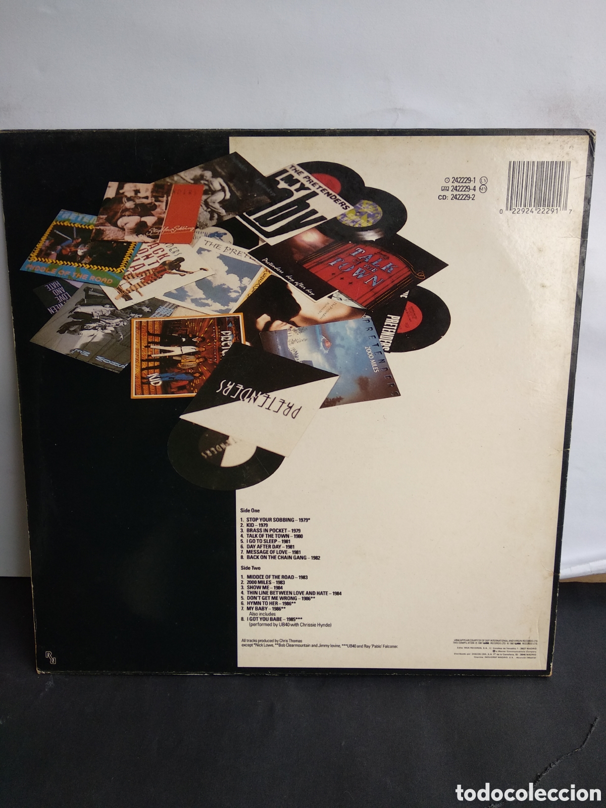 Discos de vinilo: PRETENDERS. SOLO FUNDA SIN DISCO. LT.2 - Foto 2