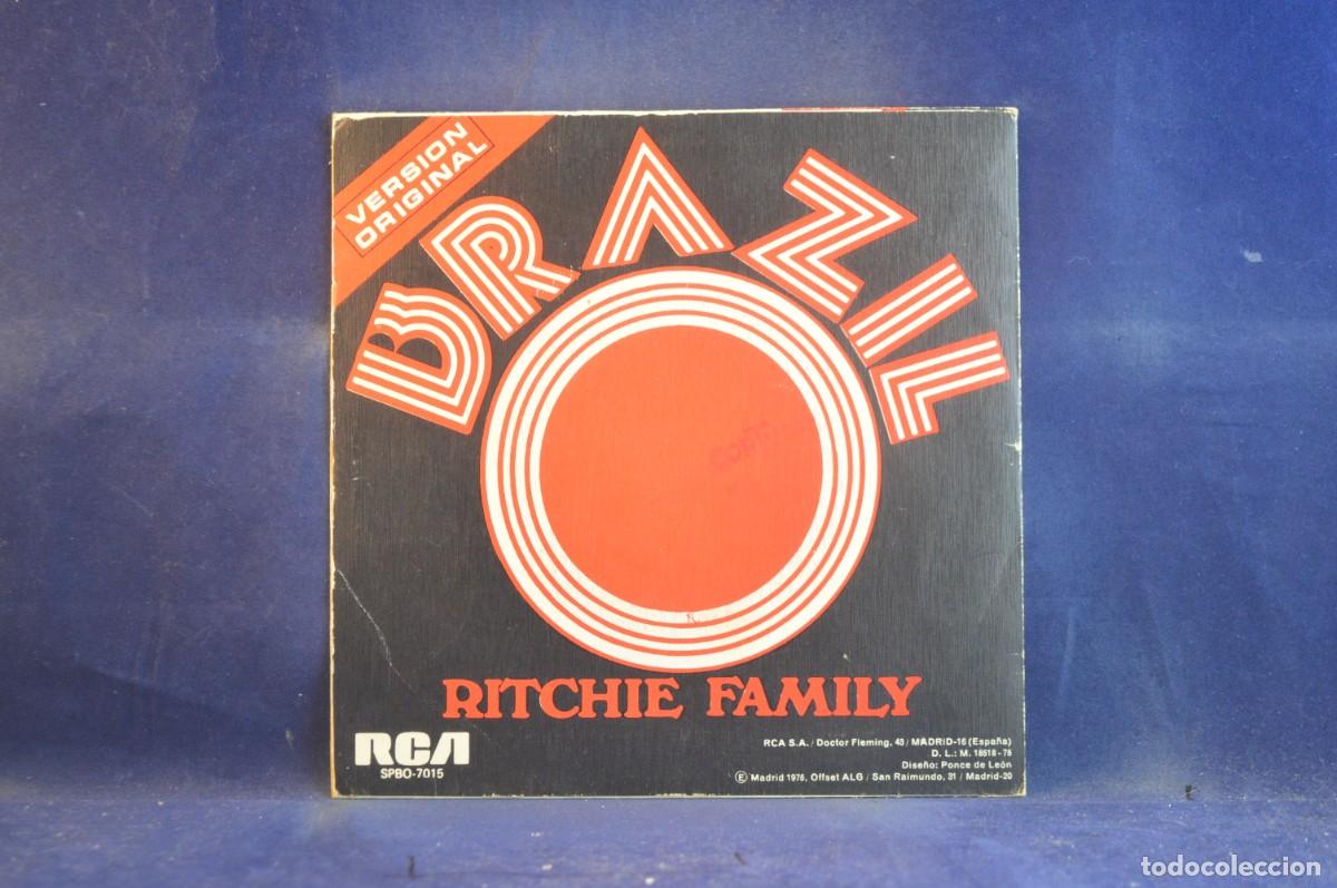 Discos de vinilo: RITCHIE FAMILY - BRAZIL / HOT TRIP - SINGLE - Foto 2