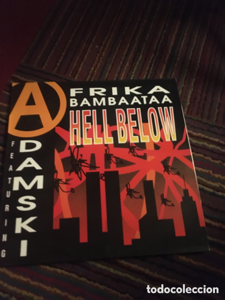 Discos de vinilo: Afrika bambaataa - Adamski - Hell below - Foto 1