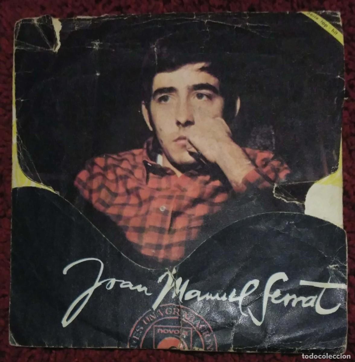 Discos de vinilo: JOAN MANUEL SERRAT (LA LA LA / MIS GAVIOTAS) Single 1968 - Foto 2