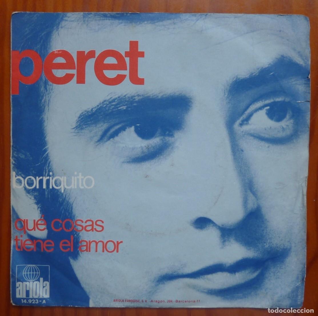 Discos de vinilo: PERET / BORRIQUITO / 1971 / SINGLE - Foto 1
