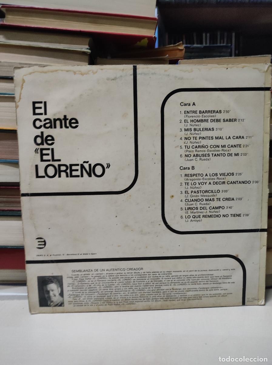 Discos de vinilo: el cante de el lore&ntilde;o - Foto 2