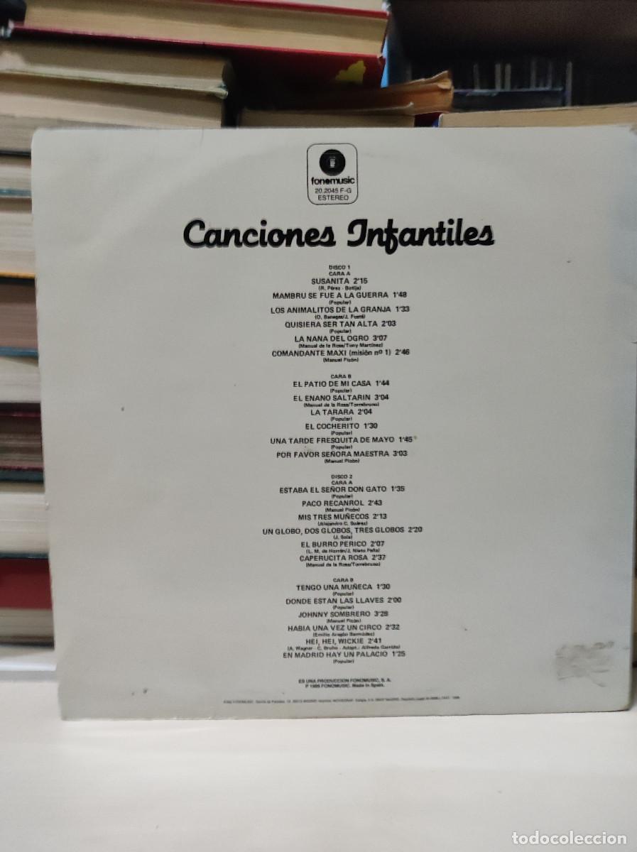 Discos de vinilo: CANCIONES INFANTILES - Foto 2