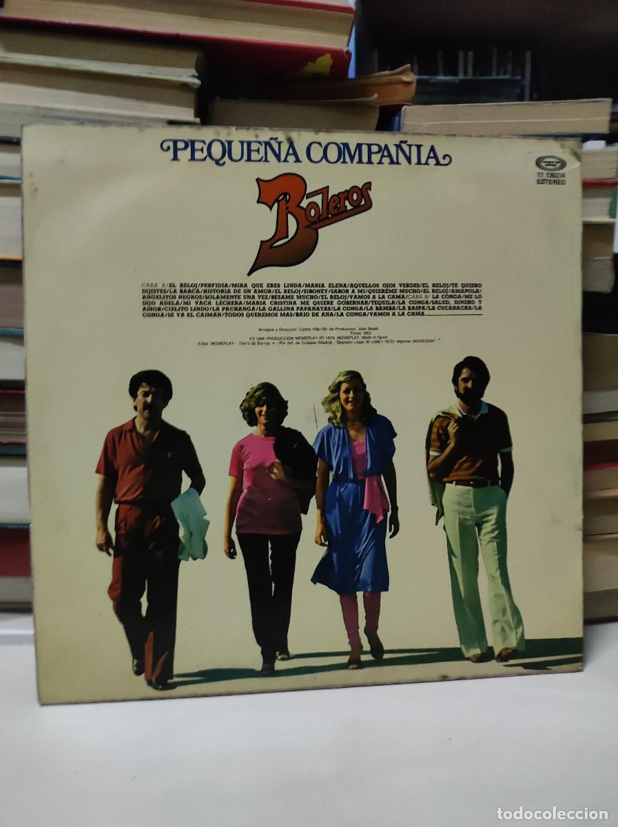 Discos de vinilo: Peque&ntilde;a Compa&ntilde;ia &ndash; Boleros - Foto 2