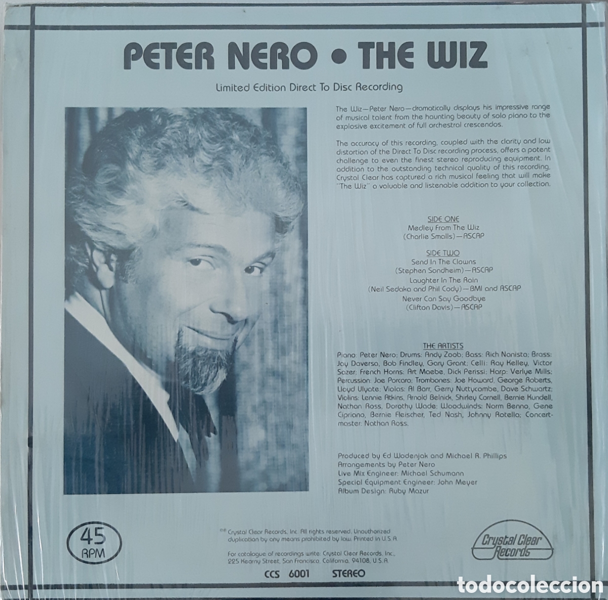 Discos de vinilo: The Wiz. LP. Peter Nero. - Foto 2