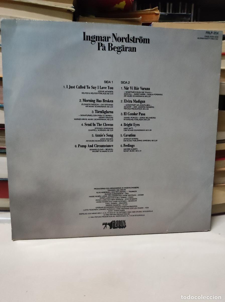 Discos de vinilo: Ingmar Nordstr&ouml;m &ndash; P&aring; Beg&auml;ran - Foto 2