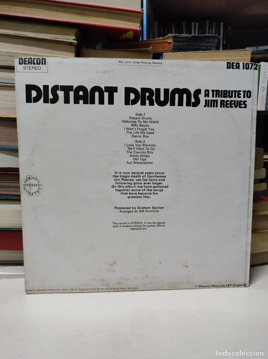 Discos de vinilo: Distant Drums (A Tribute To Jim Reeves) - Foto 2