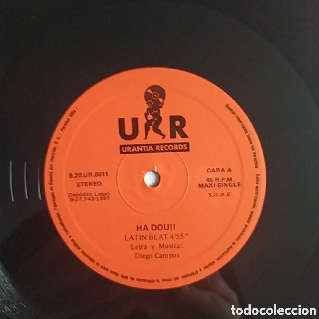 Discos de vinilo: Maxi single HA DOU. Latin Beat - Foto 3