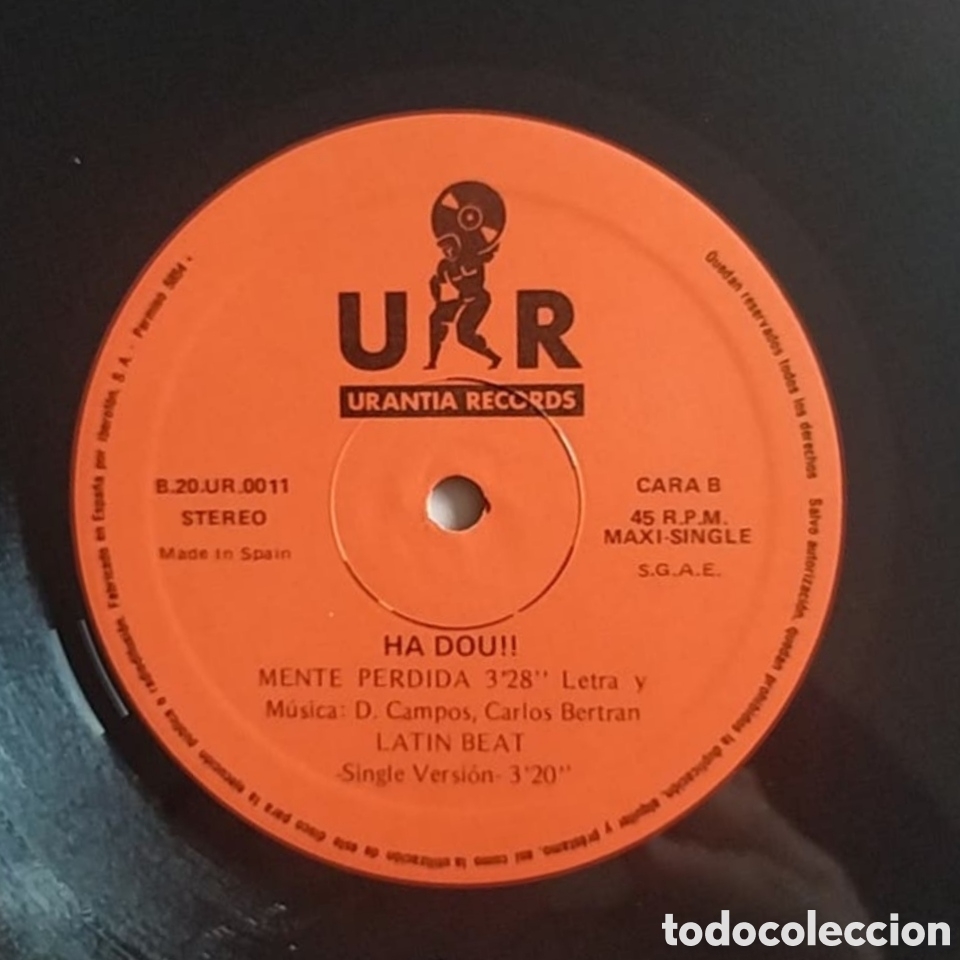 Discos de vinilo: Maxi single HA DOU. Latin Beat - Foto 4