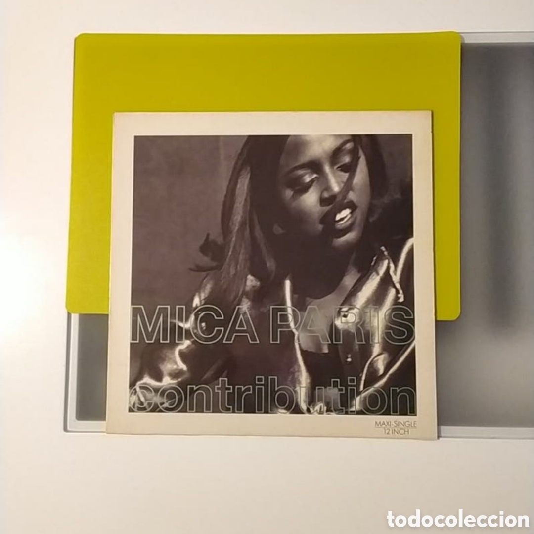 Discos de vinilo: Maxi single Mica Paris Featuring Rakim. Contribution - Foto 1