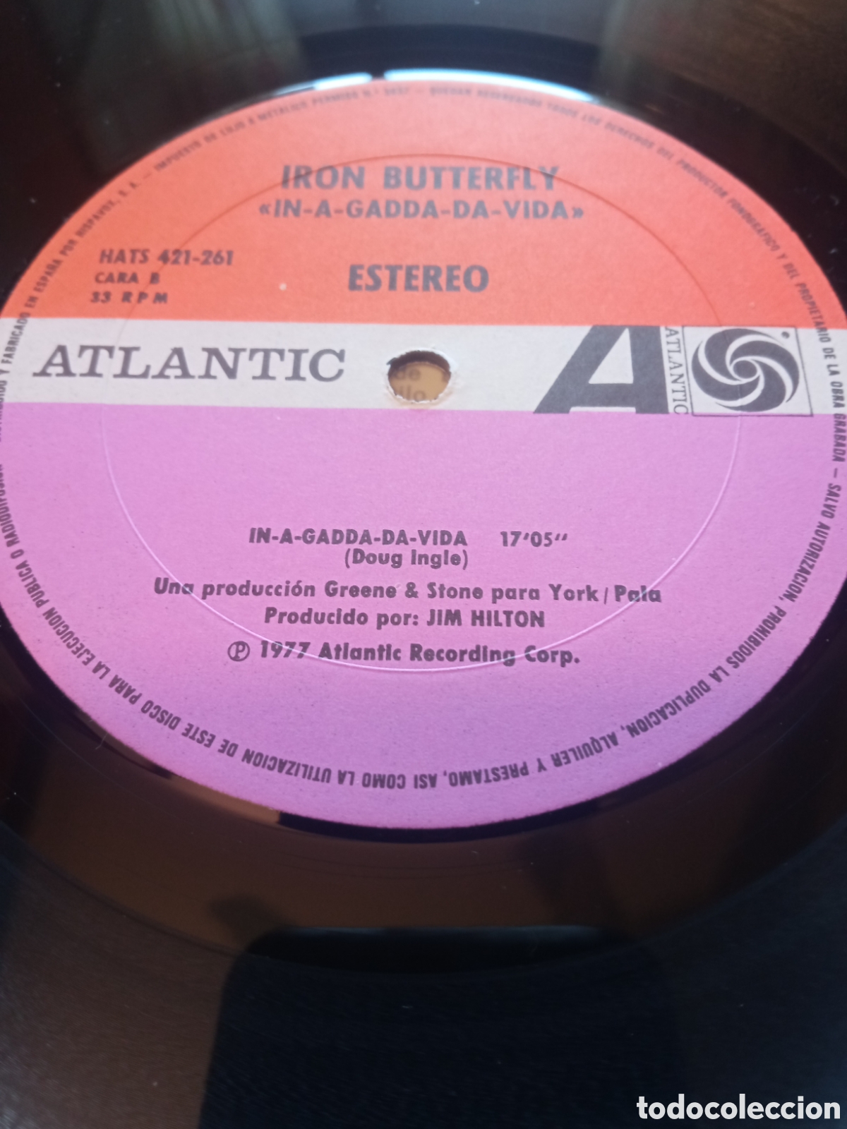 Discos de vinilo: Iron butterfly - In-a-gadda-da-vida - Foto 4