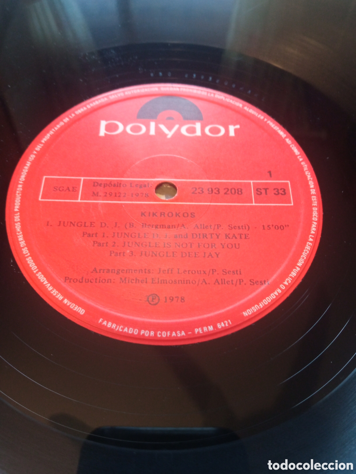 Discos de vinilo: Kikrokos - Jungle D.J - Foto 3
