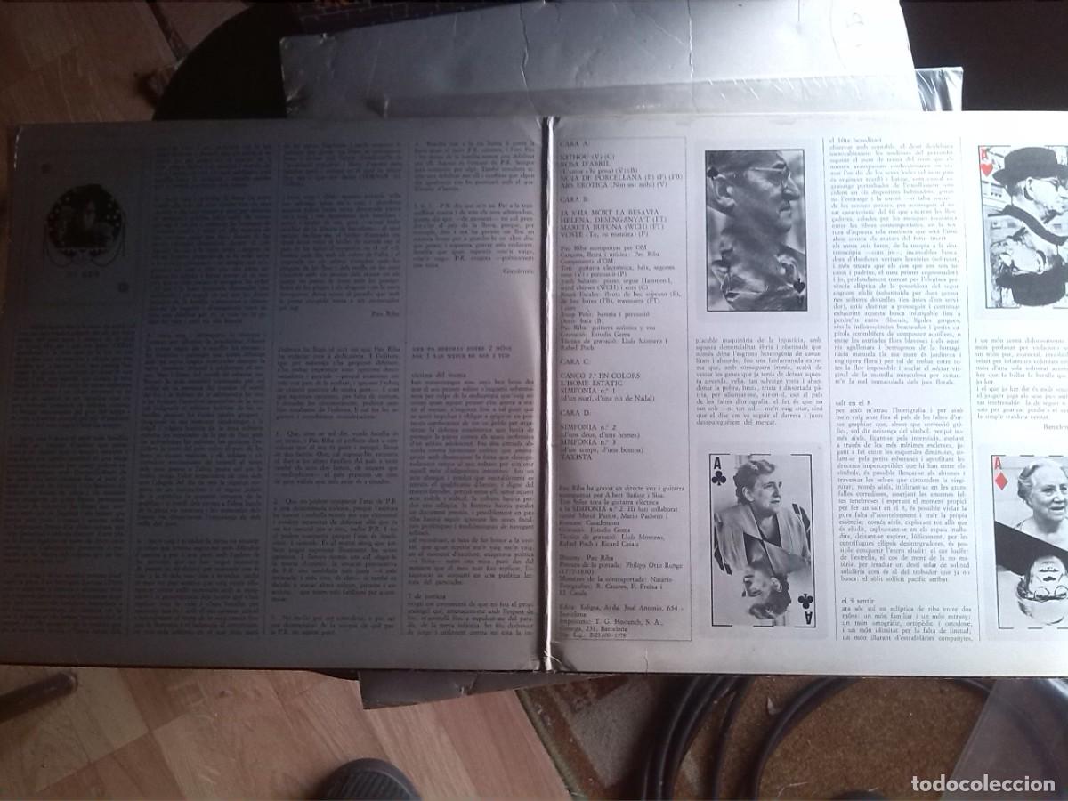 Discos de vinilo: pau riba dioptria 2 lps 1978 gatefold insert - Foto 2