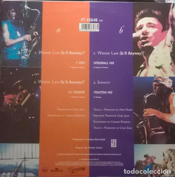 Discos de vinilo: Guru Josh &lrm;&ndash; Whose Law (Is It Anyway?) MAXI Spain - Foto 2