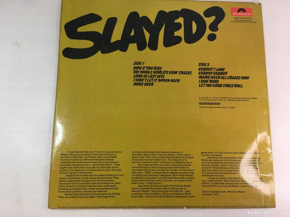 Discos de vinilo: LP SLAYED / SLAYED? 1972 - UK - Foto 2