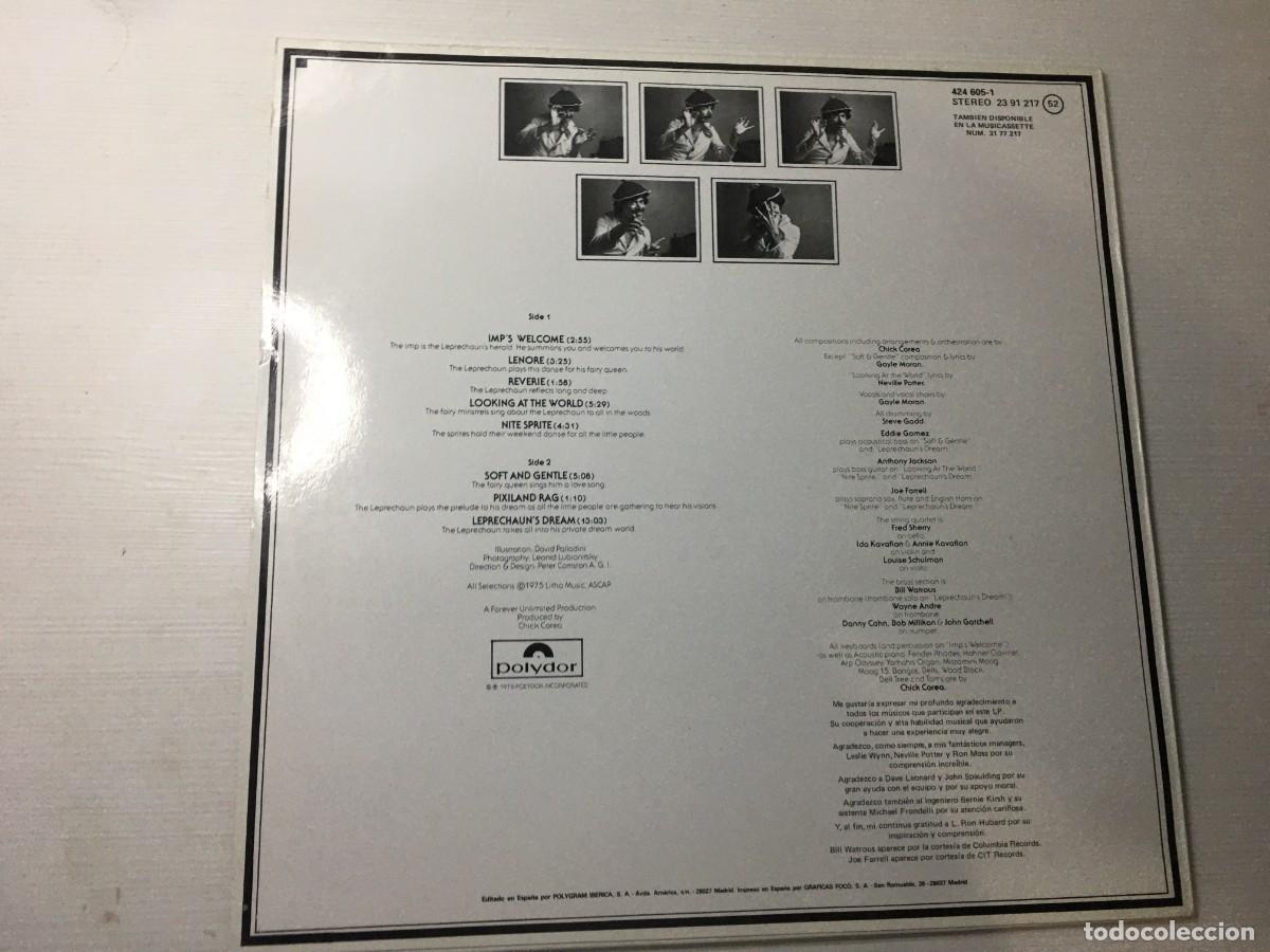 Discos de vinilo: LP CHICK COREA - THE LEPRECHAUN - 1976 ESPA&Ntilde;A - Foto 3
