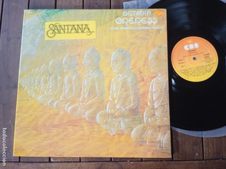 Discos de vinilo: SANTANA LP. DEVADIP ONENESS. MADE IN SPAIN. 1979 - Foto 1