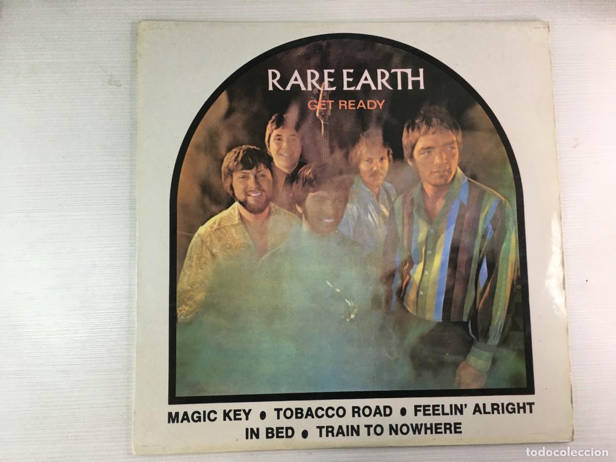 Discos de vinilo: LP RARE EARTH - GET READY - 1983 ESPA&Ntilde;A - Foto 1