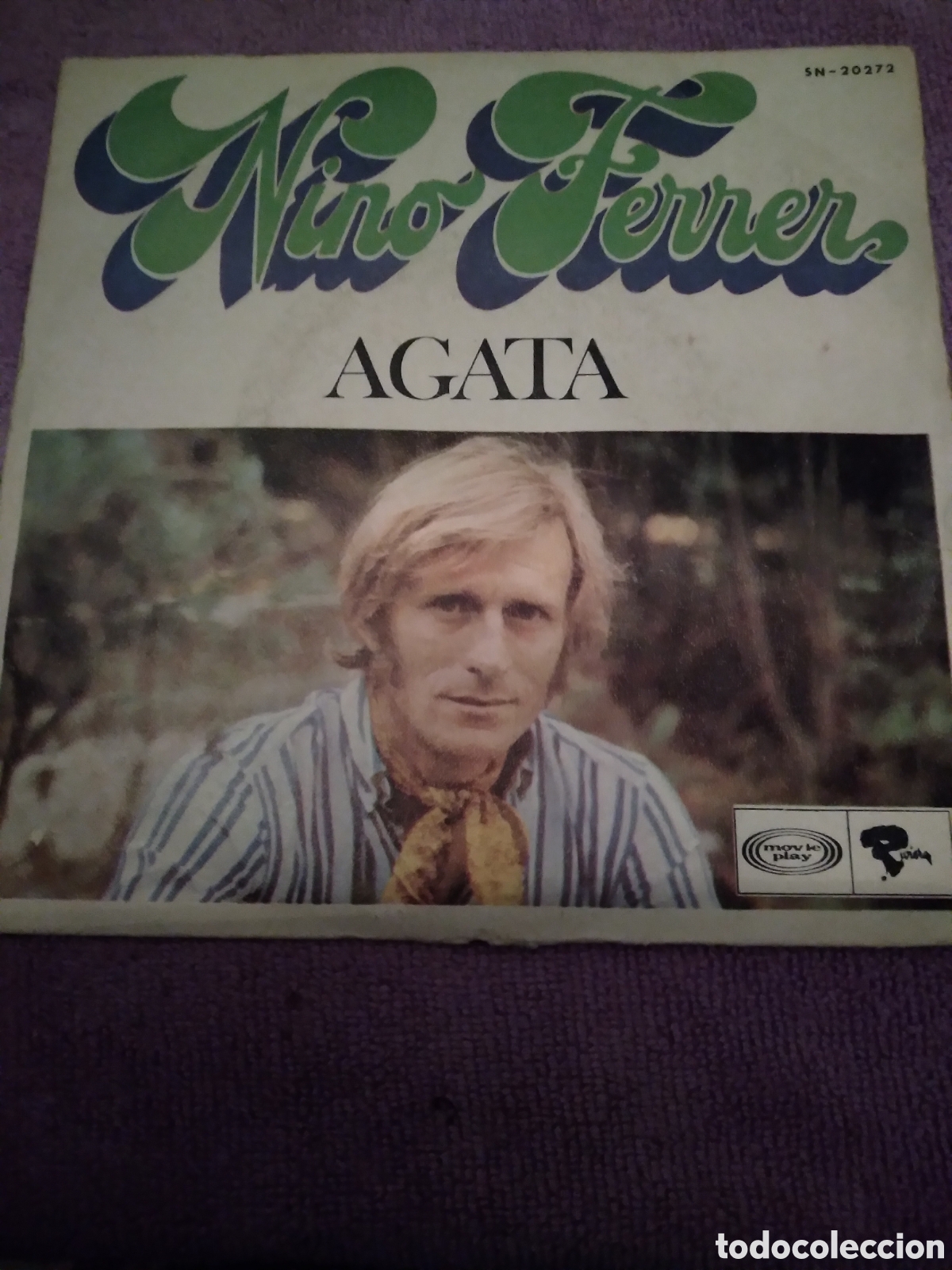 Discos de vinilo: NINO FERRER-AGATA-SINGLE VINILO- - Foto 1