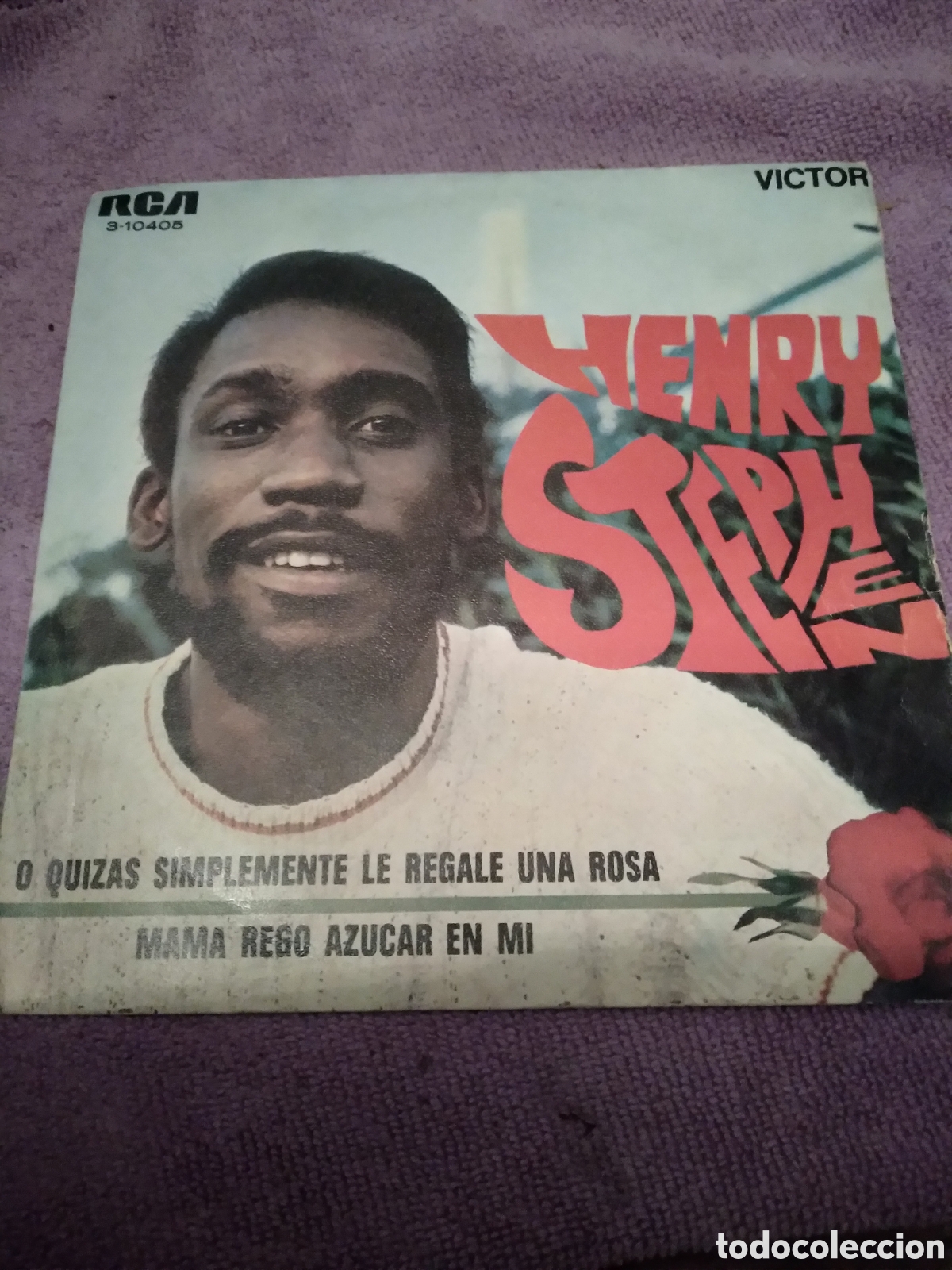 Discos de vinilo: HENRY STEPHEN-O QUIZAS SIMPLEMENTE LE REGALE UNA ROSA-SINGLE VINILO- - Foto 1