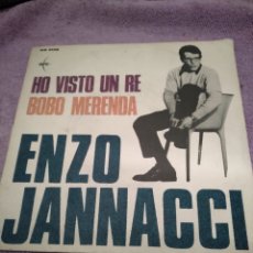 Discos de vinilo: ENZO JANNACCI-HO VISTO UN RE/BOBO MERENDA-SINGLE VINILO-. Lote 367500514