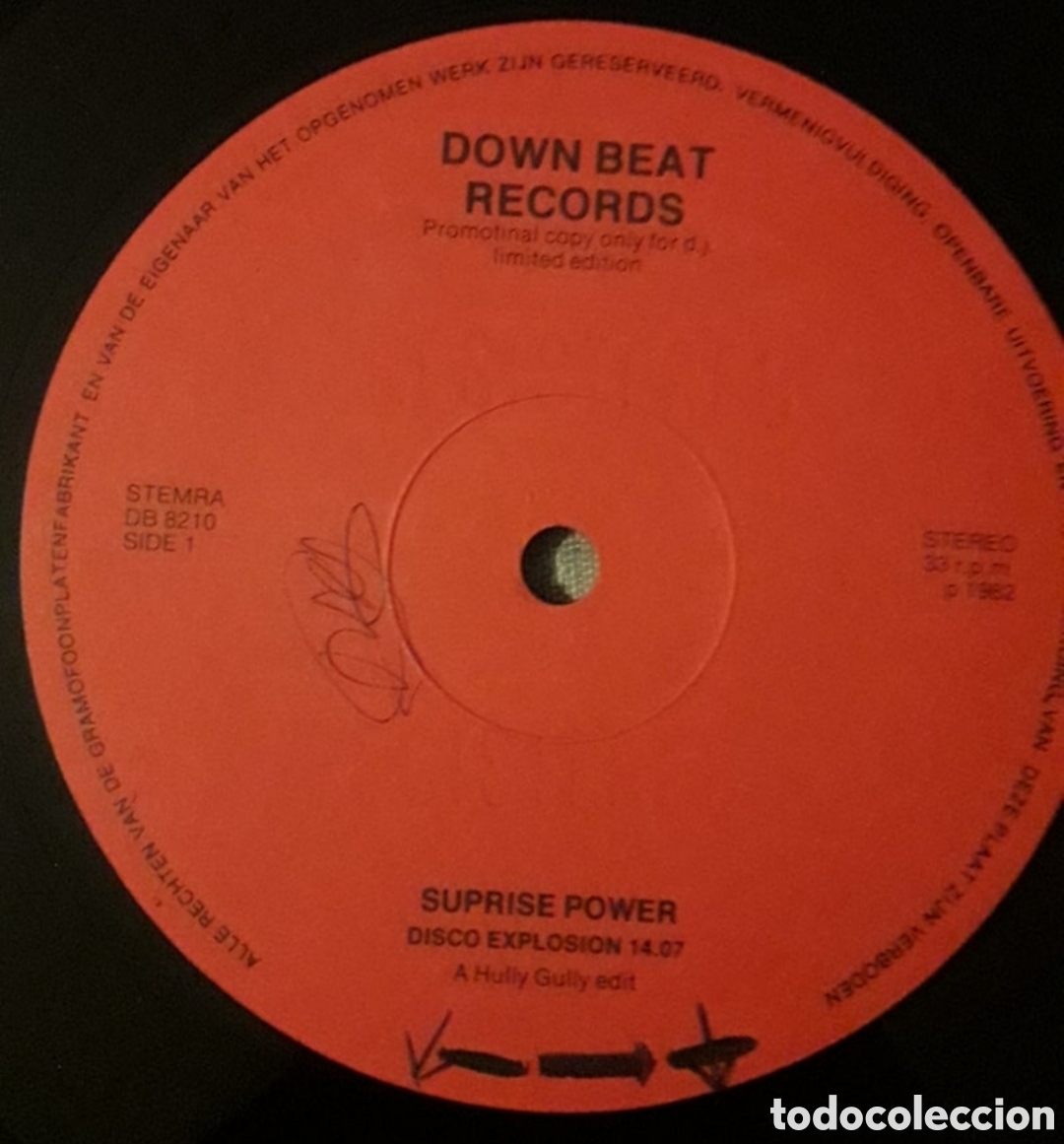 Discos de vinilo: Maxi single Surprise Power. Disco explosion / Formule I dynamite - Foto 3