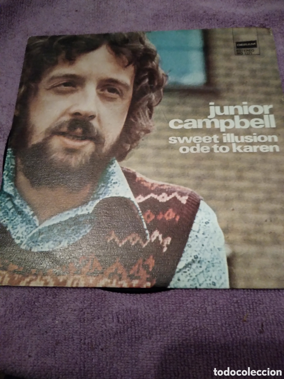 Discos de vinilo: JUNIOR CAMPBELL-SWEER ILLUSION/ODE TO KAREN-SINGLE VINILO- - Foto 1
