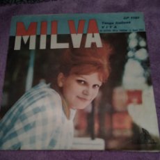 Discos de vinilo: MILVA-TANGO ITALIANO/VITA-SINGLE VINILO-. Lote 367513789