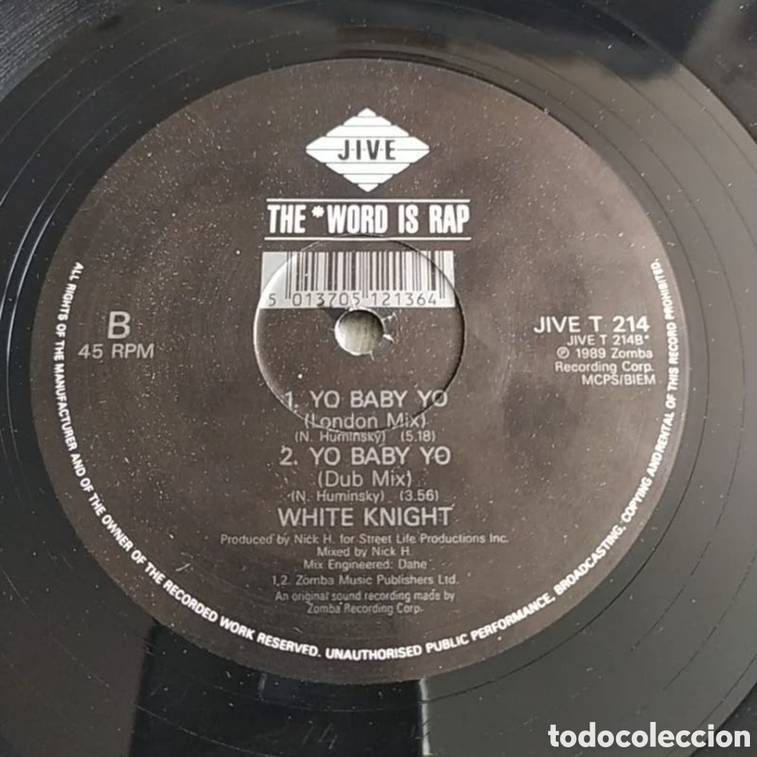 Discos de vinilo: Maxi single White Knight. Keep It Movin - Foto 4