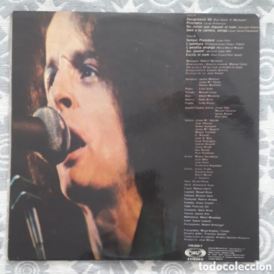 Discos de vinilo: Lp Ram&oacute;n Muntaner. Croniques - Foto 2